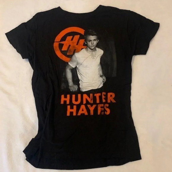 Hunter Hays 2012 black concert‎ shirt XL EUC - Picture 1 of 4